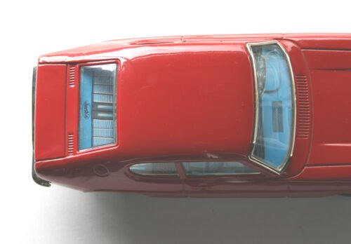 Aoshin Japan 60’s Ford Capri Friction 11 inches (28 cm) Original tin toy car - Image 11