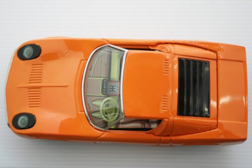 Asakusa Japan 60’s Lamborghini Miura P-400 Battery Operated 10 inches (25 cm) original tin toy car - Image 7