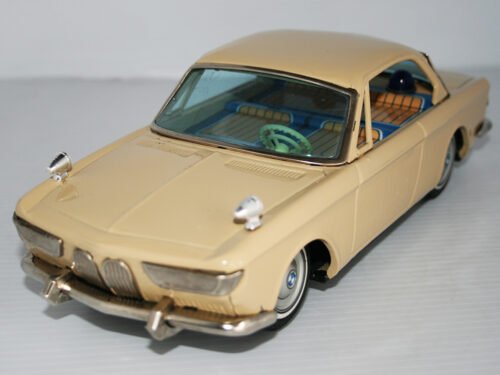 Yonezawa Japan 60’s BMW 2000 CS  Battery Operated 11.5 inches (29 cm) original tin toy car - Image 3