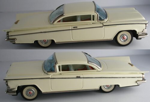 Nomura Japan 50’s Buick Hardtop 1959 Friction 11.75 inches (30 cm) original tin toy car - Image 6