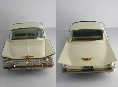 Nomura Japan 50’s Buick Hardtop 1959 Friction 11.75 inches (30 cm) original tin toy car - Image 7