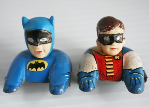 Aoshin Batman and Robin Blue Black Batmobile 60's