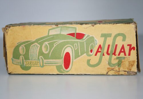 Kohno Kakuzo KK Japan 50’s Jaguar XK 140 Convertible Friction Fixed Box 6 inches (15 cm) original toy box - Image 4