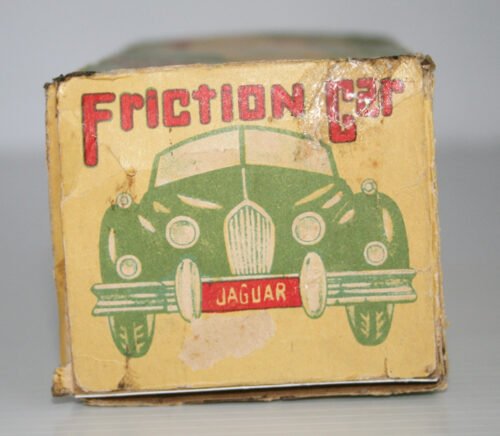 Kohno Kakuzo KK Japan 50’s Jaguar XK 140 Convertible Friction Fixed Box 6 inches (15 cm) original toy box - Image 6