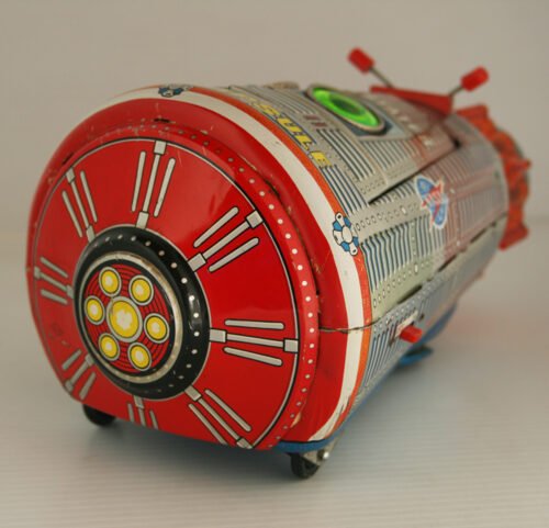 Horikawa S.H 60’s New Space Capsule Battery Operated 10 inches (25.5 cm) original tin toy space - Image 8