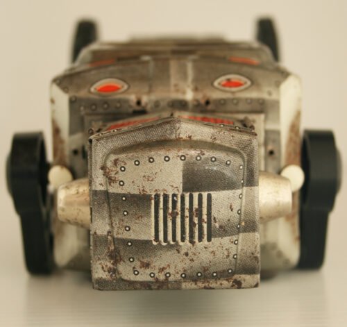 Horikawa Japan 60’s Mars Explorer Robot Battery Operated 9.75 inches (25 cm) original tin toy robot - Image 11