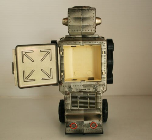 Horikawa Japan 60’s Mars Explorer Robot Battery Operated 9.75 inches (25 cm) original tin toy robot - Image 9