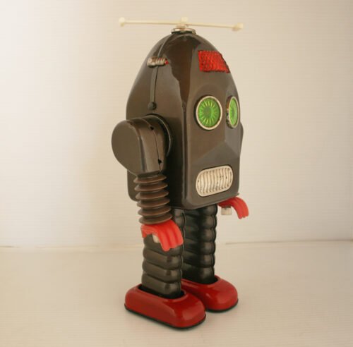 Asakusa ATD Japan 60’s Thunder Robot Battery Operated 11.5 inches (29 cm) original tin toy robot - Image 3