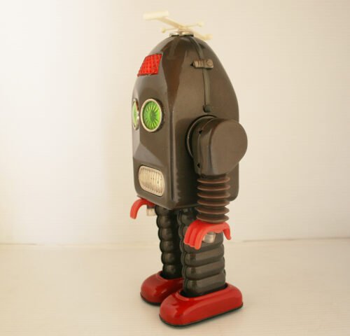 Asakusa ATD Japan 60’s Thunder Robot Battery Operated 11.5 inches (29 cm) original tin toy robot - Image 4