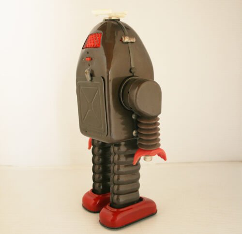 Asakusa ATD Japan 60’s Thunder Robot Battery Operated 11.5 inches (29 cm) original tin toy robot - Image 6