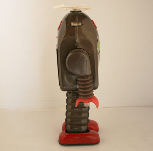 Asakusa ATD Japan 60’s Thunder Robot Battery Operated 11.5 inches (29 cm) original tin toy robot - Image 7