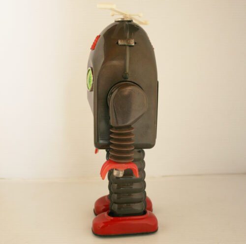 Asakusa ATD Japan 60’s Thunder Robot Battery Operated 11.5 inches (29 cm) original tin toy robot - Image 8