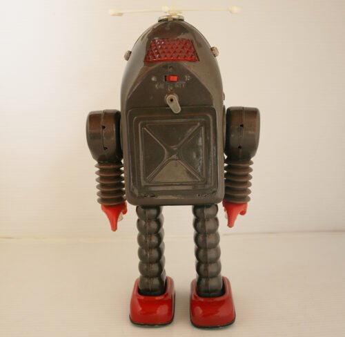 Asakusa ATD Japan 60’s Thunder Robot Battery Operated 11.5 inches (29 cm) original tin toy robot - Image 9