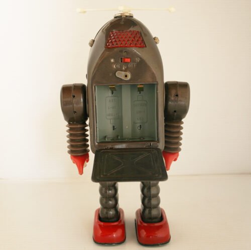 Asakusa ATD Japan 60’s Thunder Robot Battery Operated 11.5 inches (29 cm) original tin toy robot - Image 10