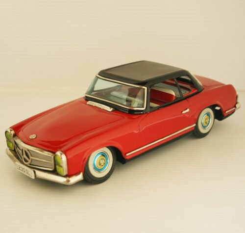 Alps Japan 60’s Mercedes Benz 230 SL Battery Operated 10 inches (25 cm) original tin toy car - Image 3