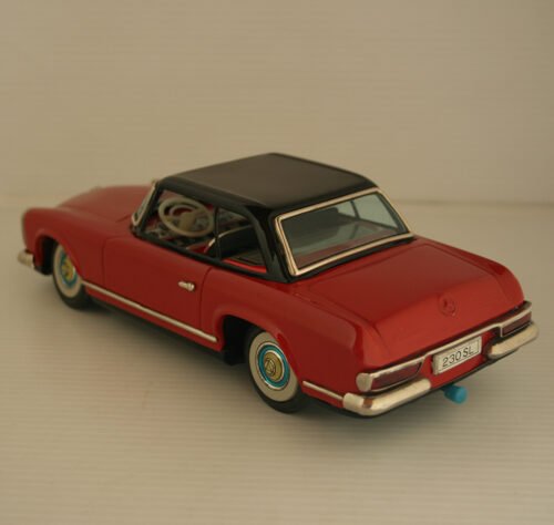 Alps Japan 60’s Mercedes Benz 230 SL Battery Operated 10 inches (25 cm) original tin toy car - Image 4