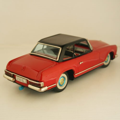 Alps Japan 60’s Mercedes Benz 230 SL Battery Operated 10 inches (25 cm) original tin toy car - Image 5