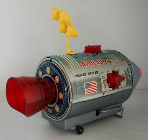 Nomura Japan 60’s Apollo-Z Moon Traveler in Box Battery Operated 12.5 inches (32 cm) original tin toy space - Image 5