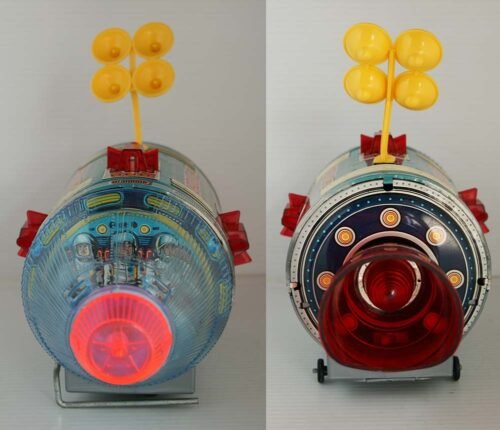 Nomura Japan 60’s Apollo-Z Moon Traveler in Box Battery Operated 12.5 inches (32 cm) original tin toy space - Image 7