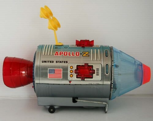 Nomura Japan 60’s Apollo-Z Moon Traveler in Box Battery Operated 12.5 inches (32 cm) original tin toy space - Image 8