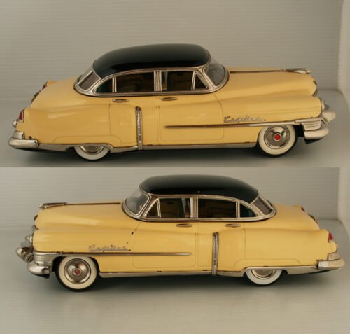 Marusan Kosuge Japan 50’s Cadillac 1951 Friction 12.5 inches (32cm) original tin toy car - Image 7