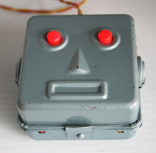 Nomura Japan 50’s Radar Robot R/C Battery Operated 9.25 inches (23.5 cm) original tin toy space robot - Image 12