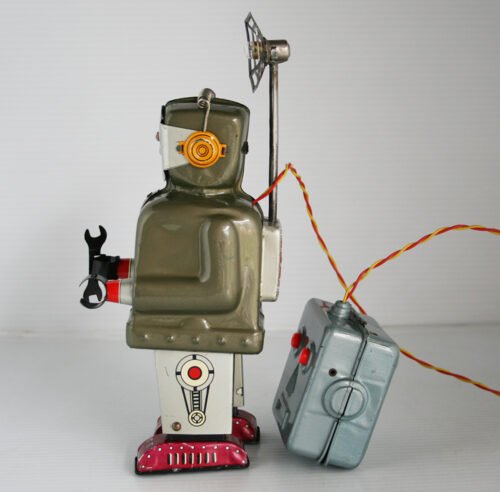 Nomura Japan 50’s Radar Robot R/C Battery Operated 9.25 inches (23.5 cm) original tin toy space robot - Image 5