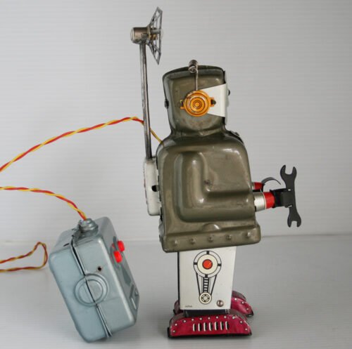 Nomura Japan 50’s Radar Robot R/C Battery Operated 9.25 inches (23.5 cm) original tin toy space robot - Image 6