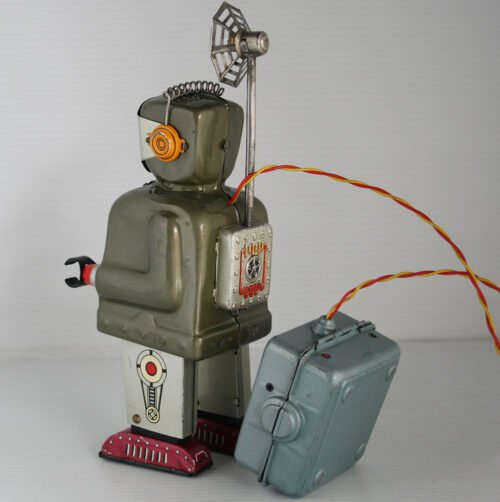 Nomura Japan 50’s Radar Robot R/C Battery Operated 9.25 inches (23.5 cm) original tin toy space robot - Image 8